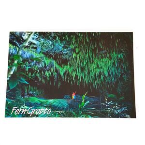 VTG Fern Grotto Kauai Hawaii Postcard Wailua River 2004 NOS